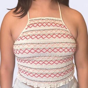 American Eagle Multi-Colored Halter Top – XS (Fits S/M)